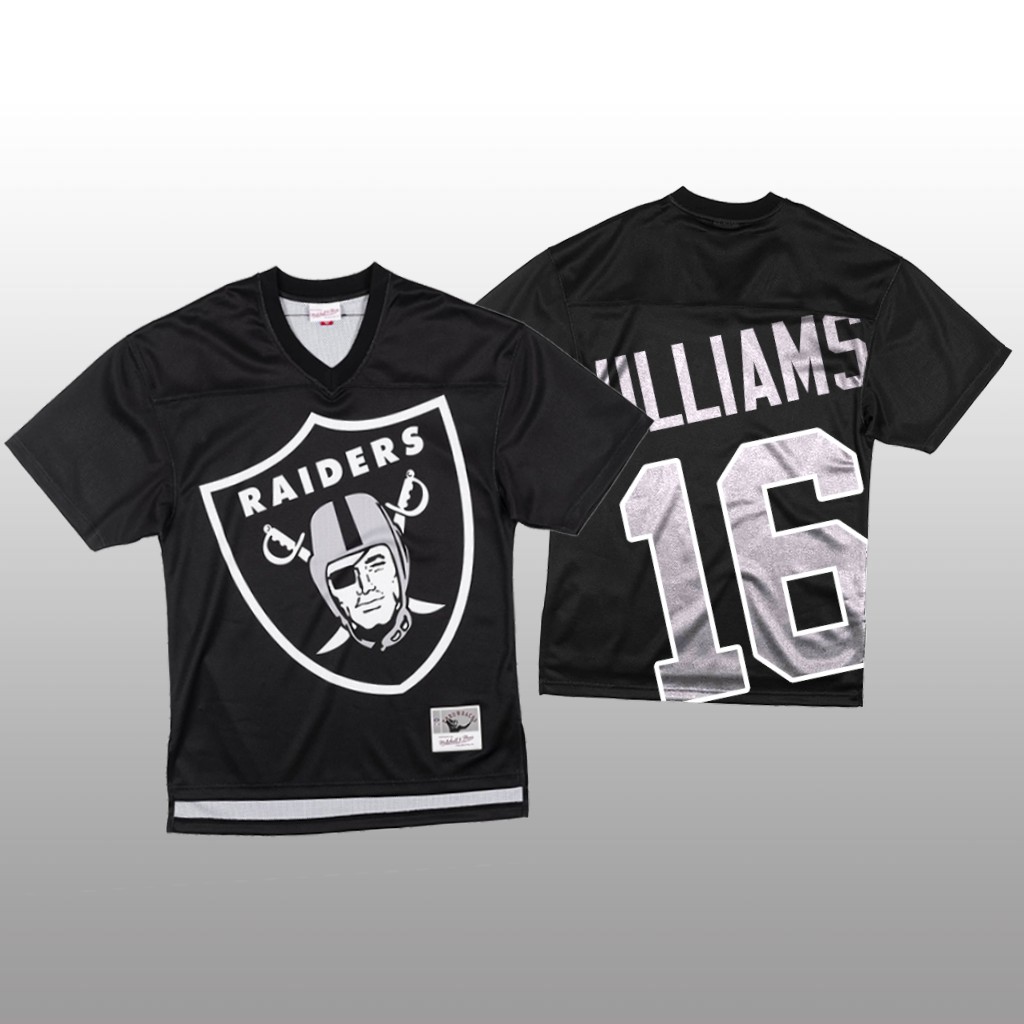 NFL Las Vegas Raiders #16 Tyrell Williams Black Men's Mitchell & Nell Big Face Fashion Limited NFL Jersey NFL Las Vegas Raiders #16 Tyrell Williams Black Men's Mitchell & Nell Big Face Fashion Limited NFL Jersey