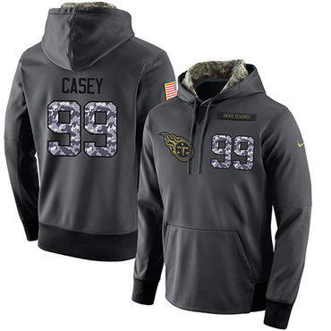 NFL Men's Nike Tennessee Titans #99 Jurrell Casey Stitched Black Anthracite Salute to Service Player Performance Hoodie NFL Men's Nike Tennessee Titans #99 Jurrell Casey Stitched Black Anthracite Salute to Service Player Performance Hoodie