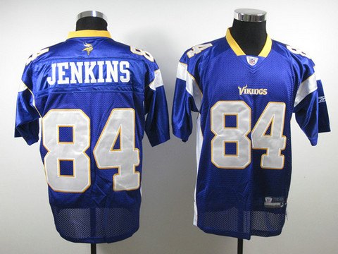 NFL Minnesota Vikings 84# Jenkins purple Jersey NFL Minnesota Vikings 84# Jenkins purple Jersey