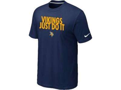 NFL Minnesota Vikings Just Do It D.Blue T-Shirt