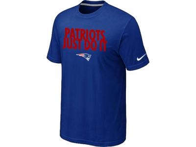 NFL New England Patriots Just Do It Blue T-Shirt