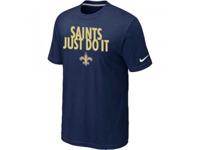 NFL New Orleans Saints Just Do It D.Blue T-Shirt