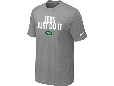 NFL New York Jets Just Do ItL.Grey T-Shirt