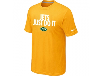 NFL New York Jets Just Do ItYellow T-Shirt