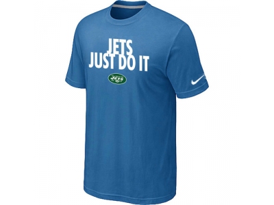 NFL New York Jets Just Do Itlight Blue T-Shirt