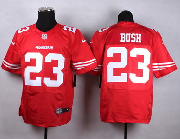 NFL Nike San Francisco 49ers Reggie Bush Team Color Red Elite Jersey NFL Nike San Francisco 49ers Reggie Bush Team Color Red Elite Jersey
