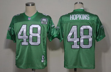 NFL Philadelphia Eagle 48 Hopkins Throwback Green Jerseys