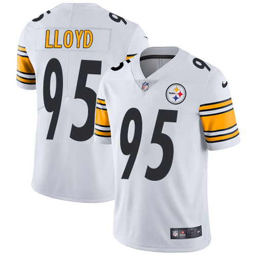 NFL Pittsburgh Steelers #59 Greg Lloyd White Vapor Untouchable Limited Jersey