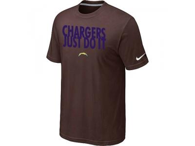 NFL San Diego Charger Just Do It Brown T-Shirt