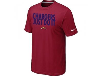 NFL San Diego Charger Just Do It Red T-Shirt