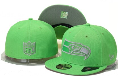 NFL Seahawks green fitted hat