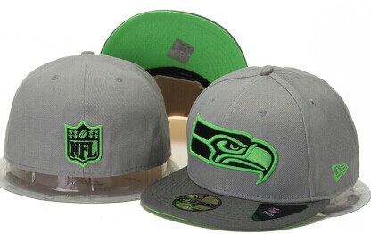 NFL Seahawks grey fitted hat