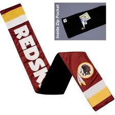 NFL Washington Redskins Jersey Scarf With Zip Pocket NFL Washington Redskins Jersey Scarf With Zip Pocket