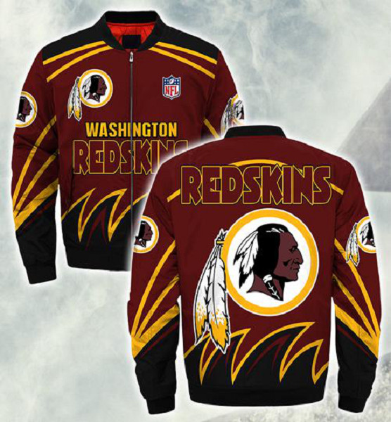 NFL Washington Redskins Sublimated Fashion 3D Fullzip Jacket-3_副本 NFL Washington Redskins Sublimated Fashion 3D Fullzip Jacket-3_副本