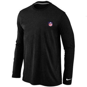 NFL logo Long Sleeve T-Shirt Black NFL logo Long Sleeve T-Shirt Black
