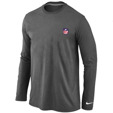 NFL logo Long Sleeve T-Shirt D.GREY NFL logo Long Sleeve T-Shirt D.GREY