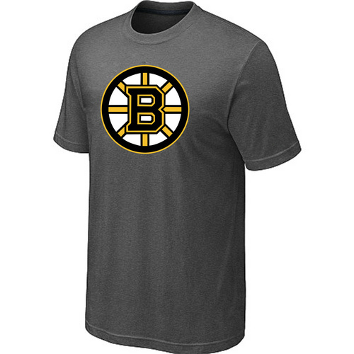 NHL Boston Bruins Big & Tall Logo D.Grey T-Shirt