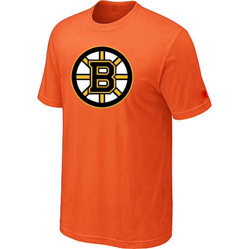 NHL Boston Bruins Big & Tall Logo Orange T-Shirt