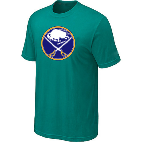 NHL Buffalo Sabres Big & Tall Logo Green T-Shirt NHL Buffalo Sabres Big & Tall Logo Green T-Shirt