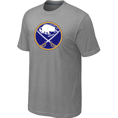 NHL Buffalo Sabres Big & Tall Logo L.Grey T-Shirt NHL Buffalo Sabres Big & Tall Logo L.Grey T-Shirt