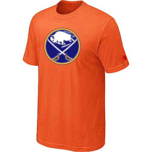 NHL Buffalo Sabres Big & Tall Logo Orange T-Shirt NHL Buffalo Sabres Big & Tall Logo Orange T-Shirt