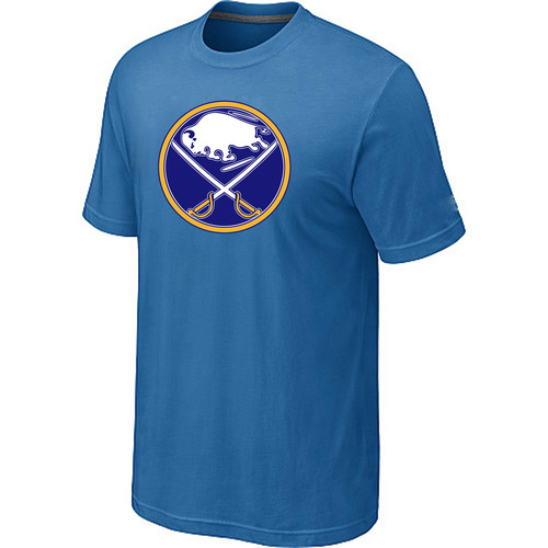 NHL Buffalo Sabres Big & Tall Logo Light Blue T-Shirt NHL Buffalo Sabres Big & Tall Logo Light Blue T-Shirt