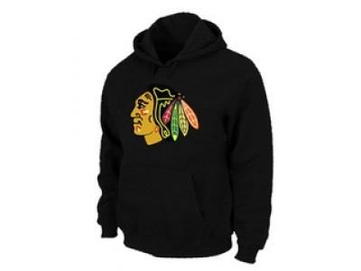NHL Chicago Blackhawks Big & Tall Logo Pullover Hoodie Black