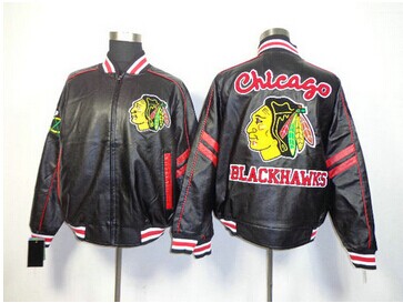 NHL Chicago Blackhawks Leather Jacket NHL Chicago Blackhawks Leather Jacket