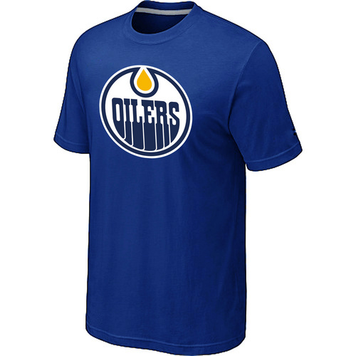 NHL Edmonton Oilers Big & Tall Logo Blue T-Shirt NHL Edmonton Oilers Big & Tall Logo Blue T-Shirt