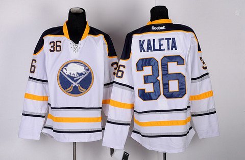 NHL Jerseys Buffalo Sabres 36 KALETA white jerseys