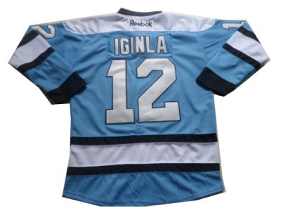 NHL Jerseys Pittsburgh Penguins #12 Lginla LT.Blue Jerseys