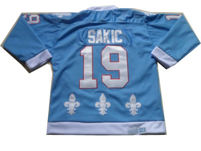 NHL Jerseys Quebec Nordiques #19 Sakic Lt.Blue Jerseys(CCM) NHL Jerseys Quebec Nordiques #19 Sakic Lt.Blue Jerseys(CCM)