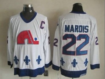 NHL Jerseys Quebec Nordiques #22 marois white(patch C) NHL Jerseys Quebec Nordiques #22 marois white(patch C)