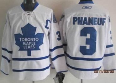 NHL Jerseys Toronto Maple Leafs 3 Dion Phaneuf White