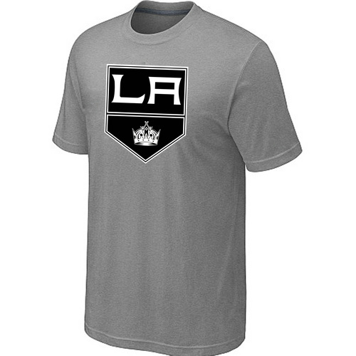 NHL Los Angeles Kings Big & Tall Logo L.Grey T-Shirt NHL Los Angeles Kings Big & Tall Logo L.Grey T-Shirt
