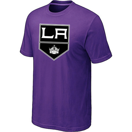 NHL Los Angeles Kings Big & Tall Logo Purple T-Shirt NHL Los Angeles Kings Big & Tall Logo Purple T-Shirt