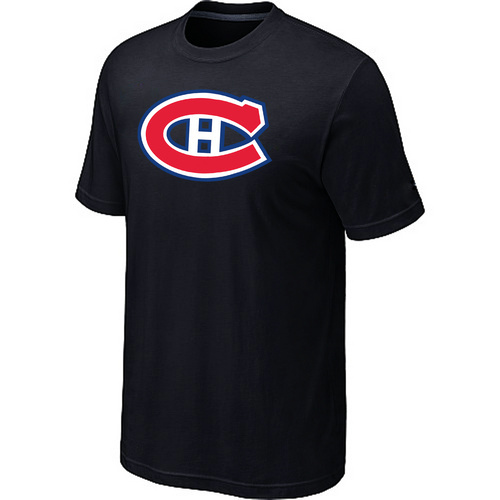 NHL Montreal Canadiens Big & Tall Logo Black T-Shirt