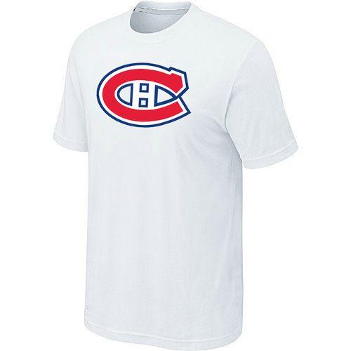 NHL Montreal Canadiens Big & Tall Logo White T-Shirt