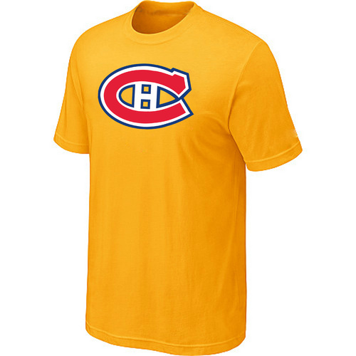 NHL Montreal Canadiens Big & Tall Logo Yellow T-Shirt