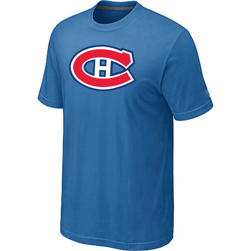 NHL Montreal Canadiens Big & Tall Logo Light Blue T-Shirt