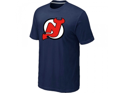 NHL New Jersey Devils Big & Tall Logo D.Blue T-Shirt NHL New Jersey Devils Big & Tall Logo D.Blue T-Shirt