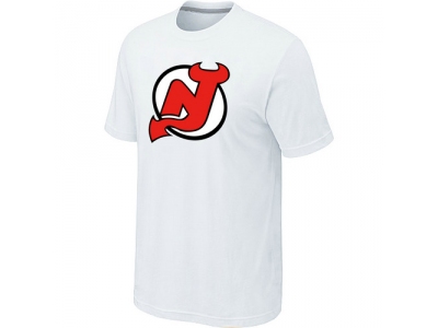 NHL New Jersey Devils Big & Tall Logo White T-Shirt NHL New Jersey Devils Big & Tall Logo White T-Shirt