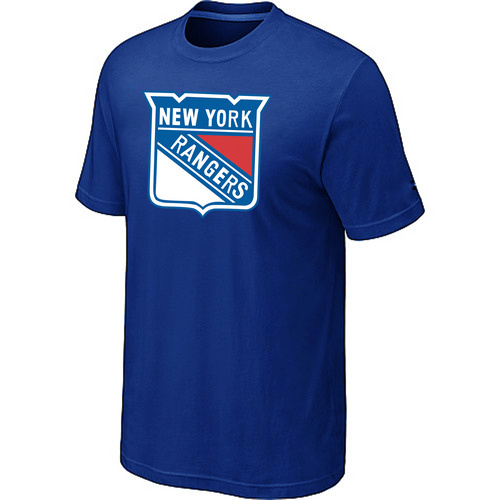 NHL New York Rangers Big & Tall Logo Blue T-Shirt NHL New York Rangers Big & Tall Logo Blue T-Shirt