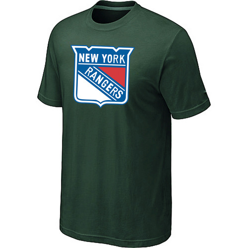 NHL New York Rangers Big & Tall Logo D.Green T-Shirt NHL New York Rangers Big & Tall Logo D.Green T-Shirt