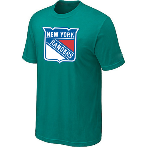 NHL New York Rangers Big & Tall Logo Green T-Shirt NHL New York Rangers Big & Tall Logo Green T-Shirt