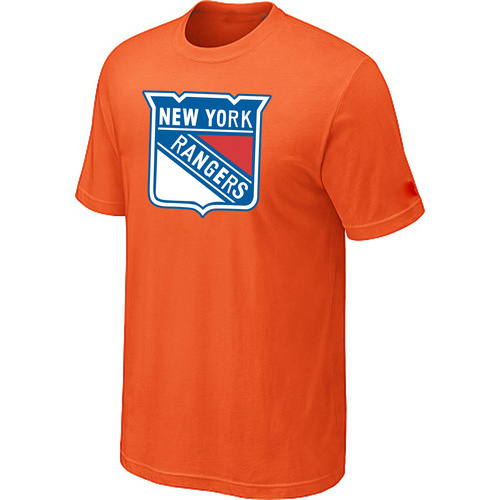 NHL New York Rangers Big & Tall Logo Orange T-Shirt NHL New York Rangers Big & Tall Logo Orange T-Shirt