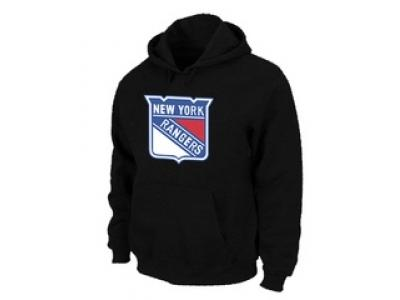 NHL New York Rangers Big & Tall Logo Pullover Hoodie Black NHL New York Rangers Big & Tall Logo Pullover Hoodie Black
