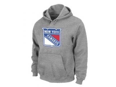 NHL New York Rangers Big & Tall Logo Pullover Hoodie Grey NHL New York Rangers Big & Tall Logo Pullover Hoodie Grey