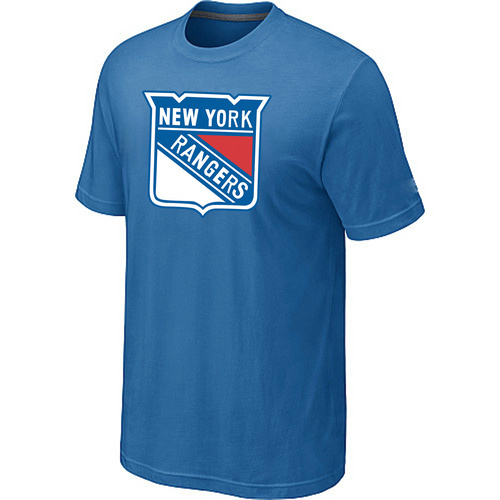 NHL New York Rangers Big & Tall Logo Light Blue T-Shirt NHL New York Rangers Big & Tall Logo Light Blue T-Shirt