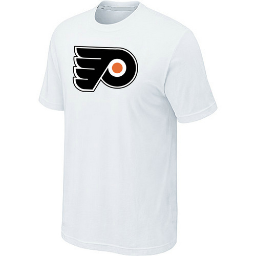 NHL Philadelphia Flyers Big & Tall Logo White T-Shirt NHL Philadelphia Flyers Big & Tall Logo White T-Shirt